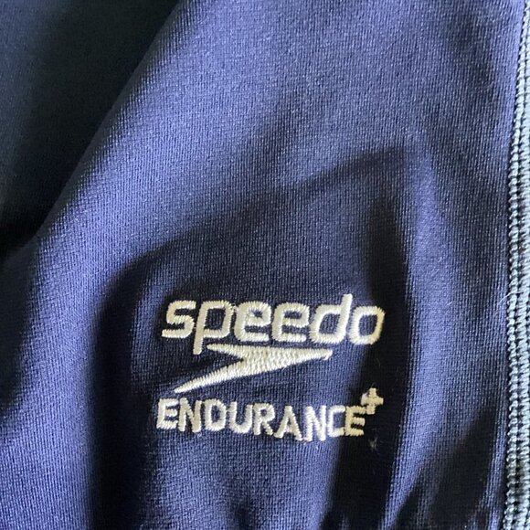 Speedo Endurance+ 1-Piece Swimsuit Style 7719729 Blue Sz 8/34 #122W - Picture 6 of 9